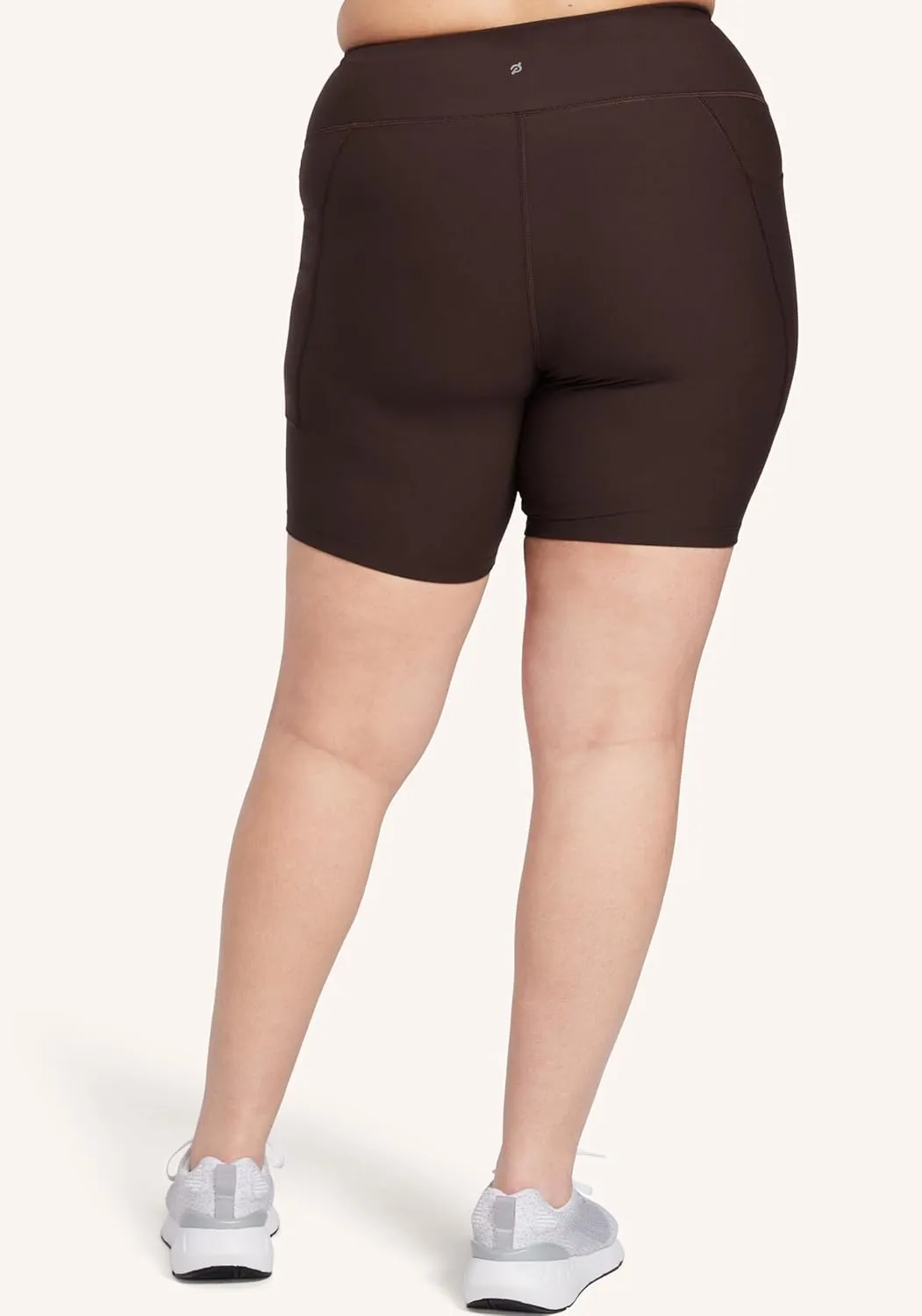 Peloton Women's Cadent 7" High-Rise Pocket Biker Shorts, Workout Shorts, Gym Shorts