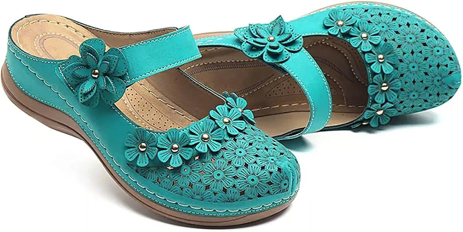peqiut Casual Sandals Women Orthopedic Sandals for Women Arch Support Strap Shoes Comfortable Slip On Casual Sandals