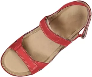 peqiut Sandals Women Arch Support Buckle Shoes Causal Beach Walking Sandals Women Lightweight Orthopedic Sandals for Women