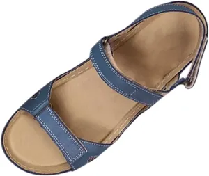 peqiut Sandals Women Arch Support Buckle Shoes Causal Beach Walking Sandals Women Lightweight Orthopedic Sandals for Women