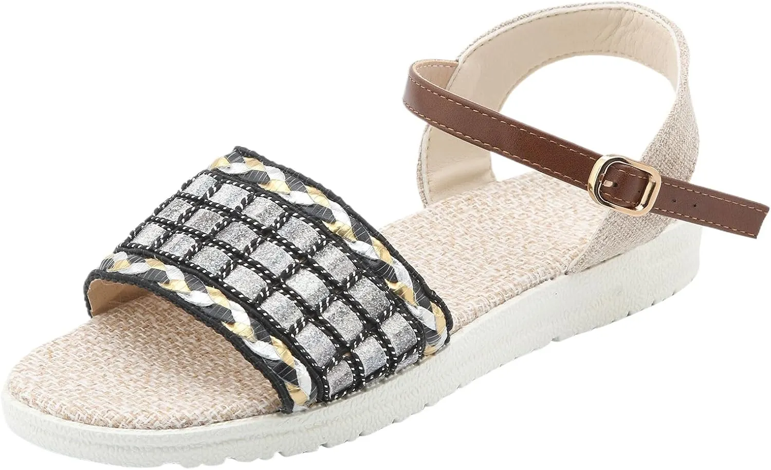 peqiut Sandals Womens Dressy Flat Platform Sandals Orthopedic Beach Boho Sandals Slippers Casual Summer Sandal for Women 11