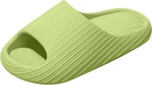 Pillow Slippers for Women and Men Summer Shower Slides Non Slip Quick Drying Bathroom Sandals Thick Sole Mens Slides