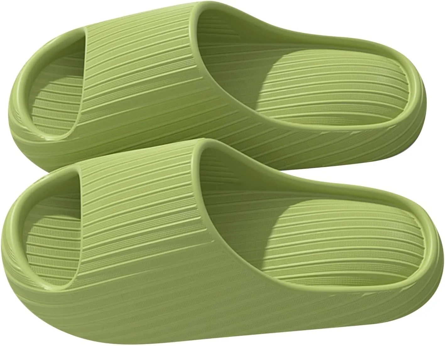 Pillow Slippers for Women and Men Summer Shower Slides Non Slip Quick Drying Bathroom Sandals Thick Sole Mens Slides