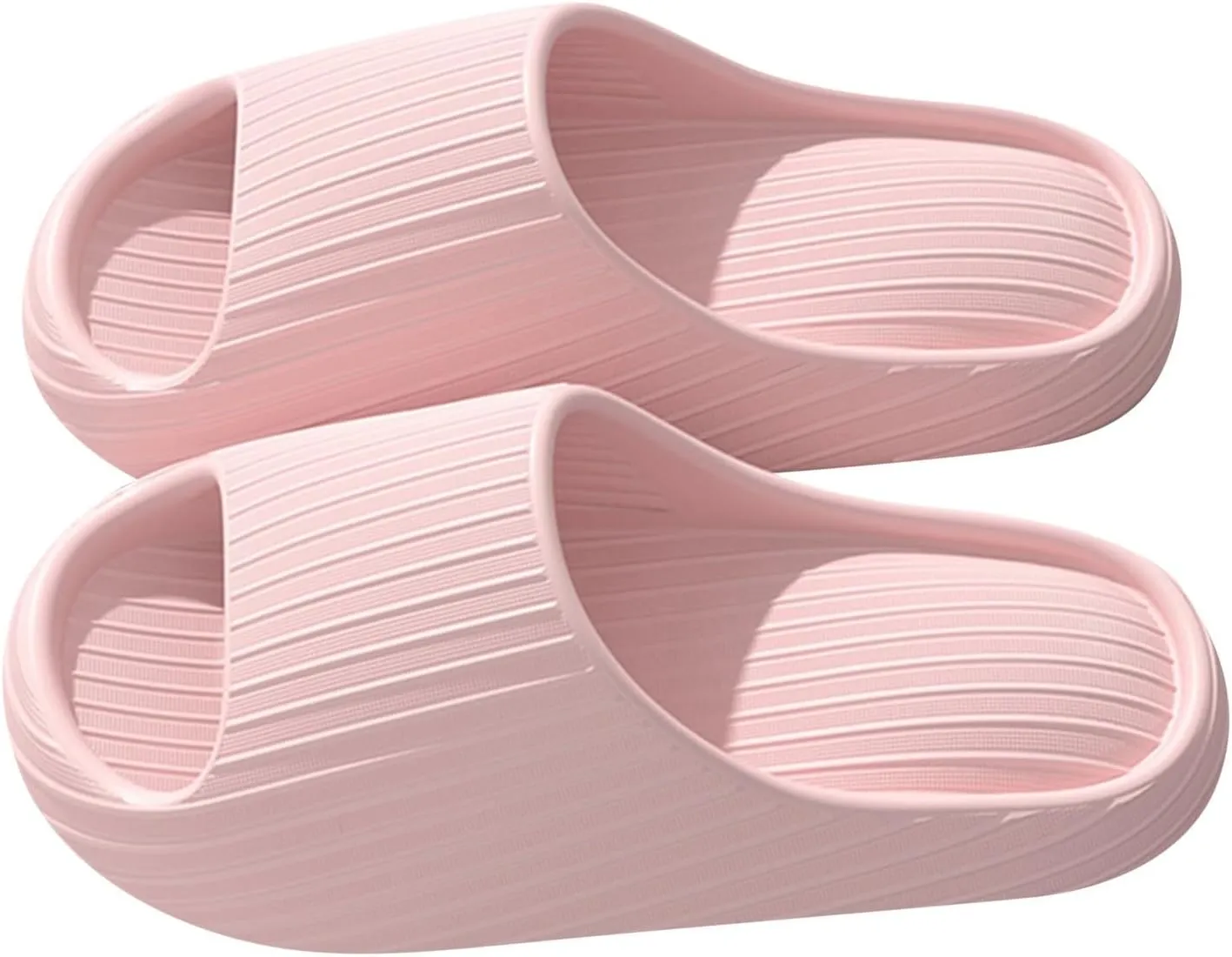 Pillow Slippers for Women and Men Summer Shower Slides Non Slip Quick Drying Bathroom Sandals Thick Sole Mens Slides