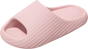 Pillow Slippers for Women and Men Summer Shower Slides Non Slip Quick Drying Bathroom Sandals Thick Sole Mens Slides