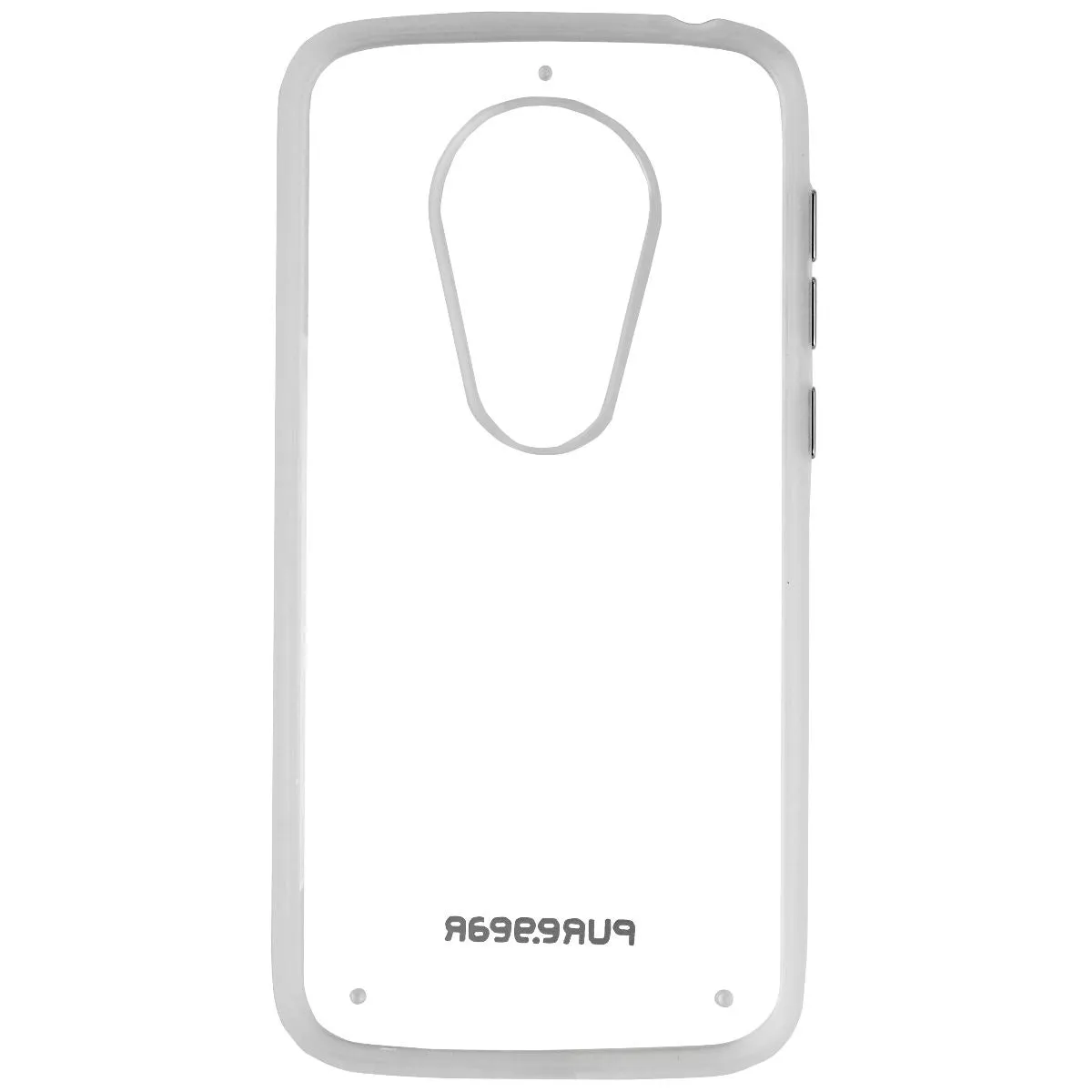 PureGear Slim Shell Series Hard Case for Motorola Moto E5 Play - Clear/Frost