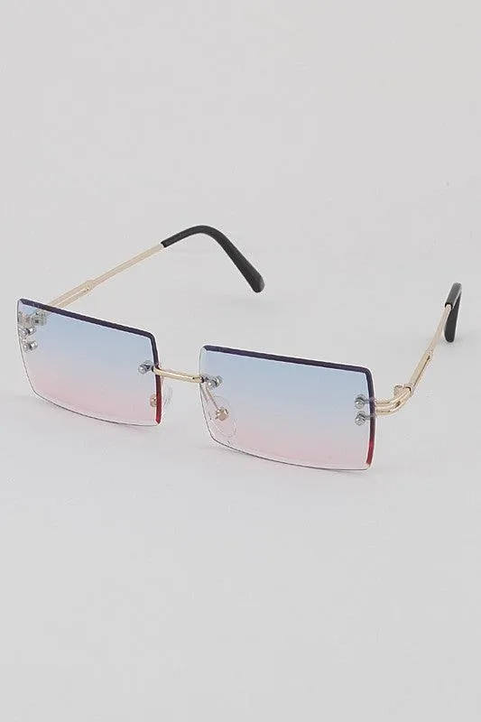 "Cameo" Rimless Square Frames
