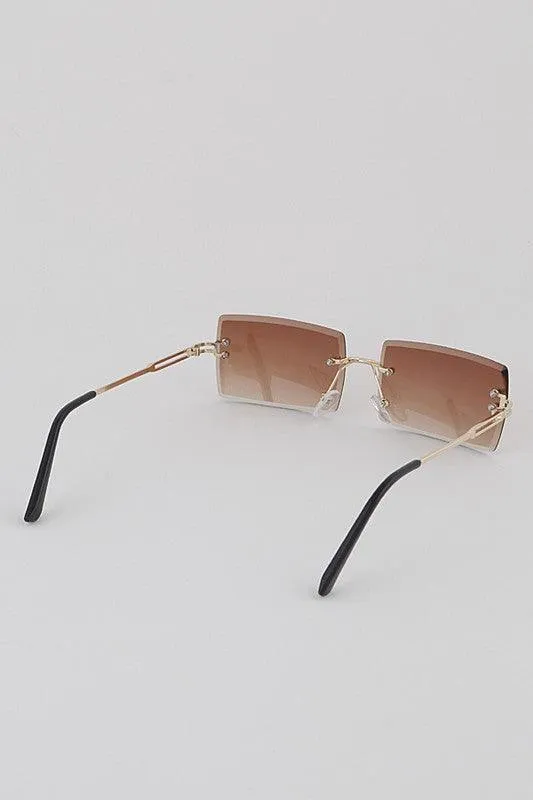 "Cameo" Rimless Square Frames