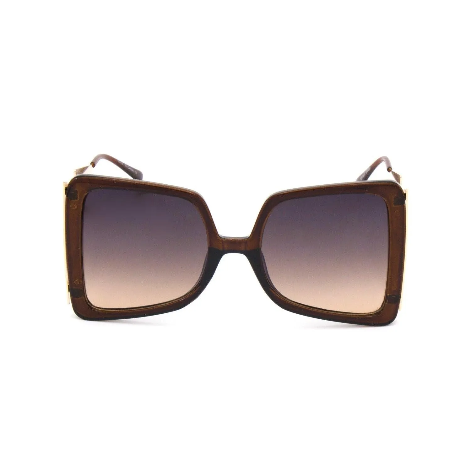 "Lightening" Oversize Square Metal Frames