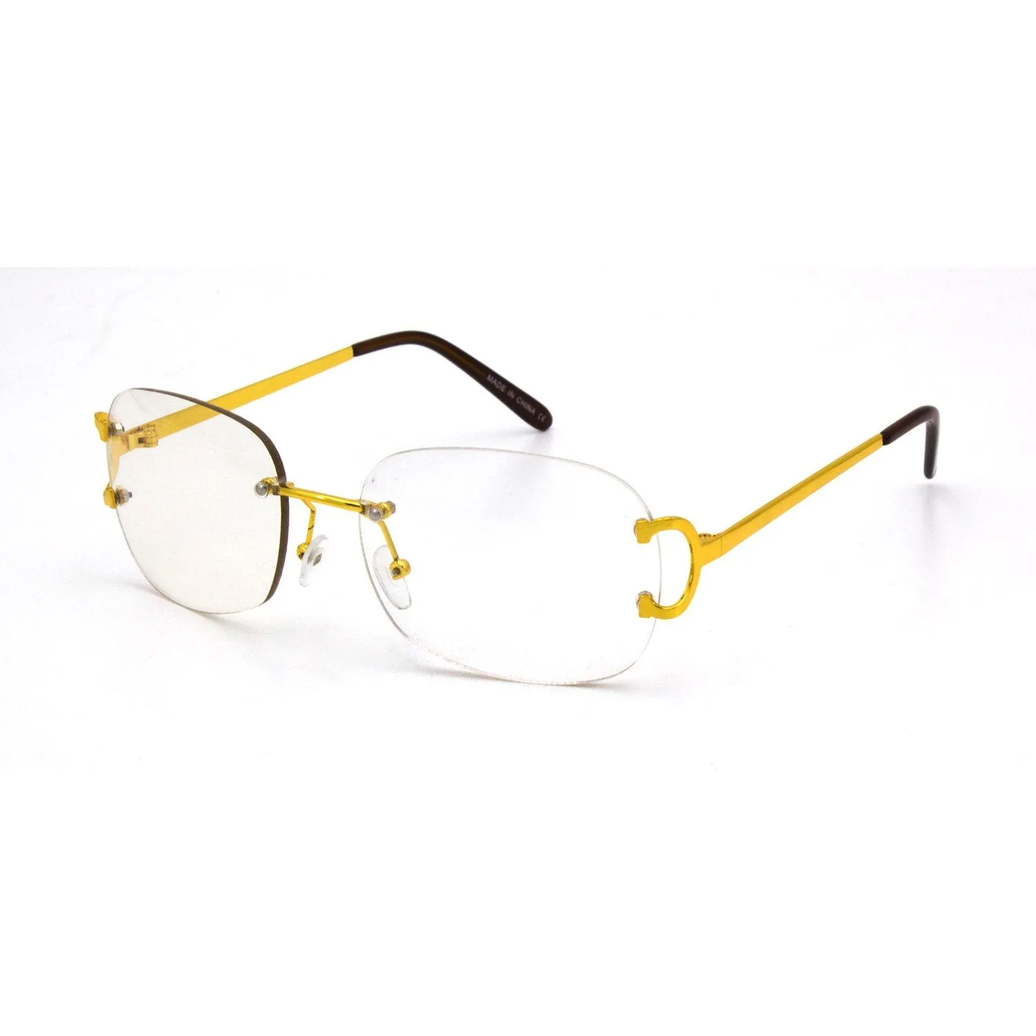 "Mansions" Rimless Clear Frames