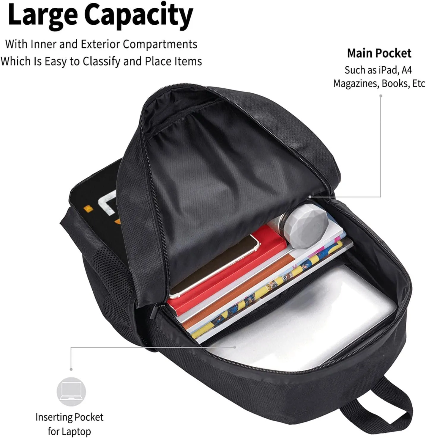Repo Robot Game Backpack Lightweight Large Capacity Laptop Backpack For Unisex