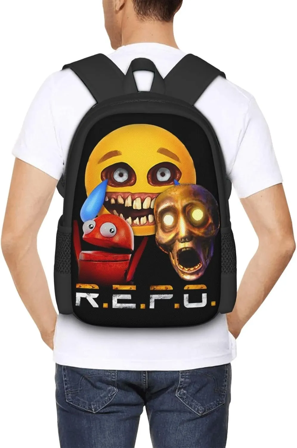 Repo Robot Game Backpack Lightweight Large Capacity Laptop Backpack For Unisex