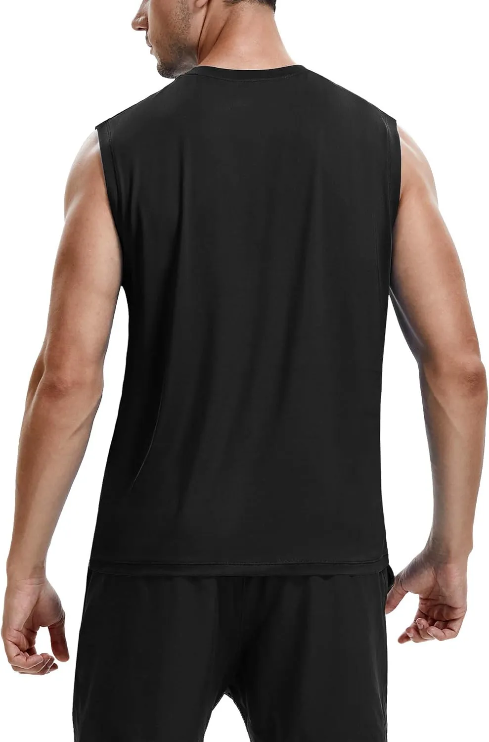 Roadbox Workout Sleeveless Shirts for Men Athletic Gym Basketball Quick Dry Muscle Tank Tops