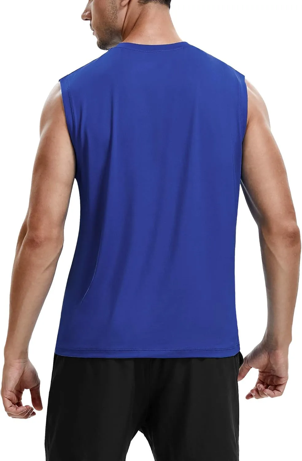 Roadbox Workout Sleeveless Shirts for Men Athletic Gym Basketball Quick Dry Muscle Tank Tops