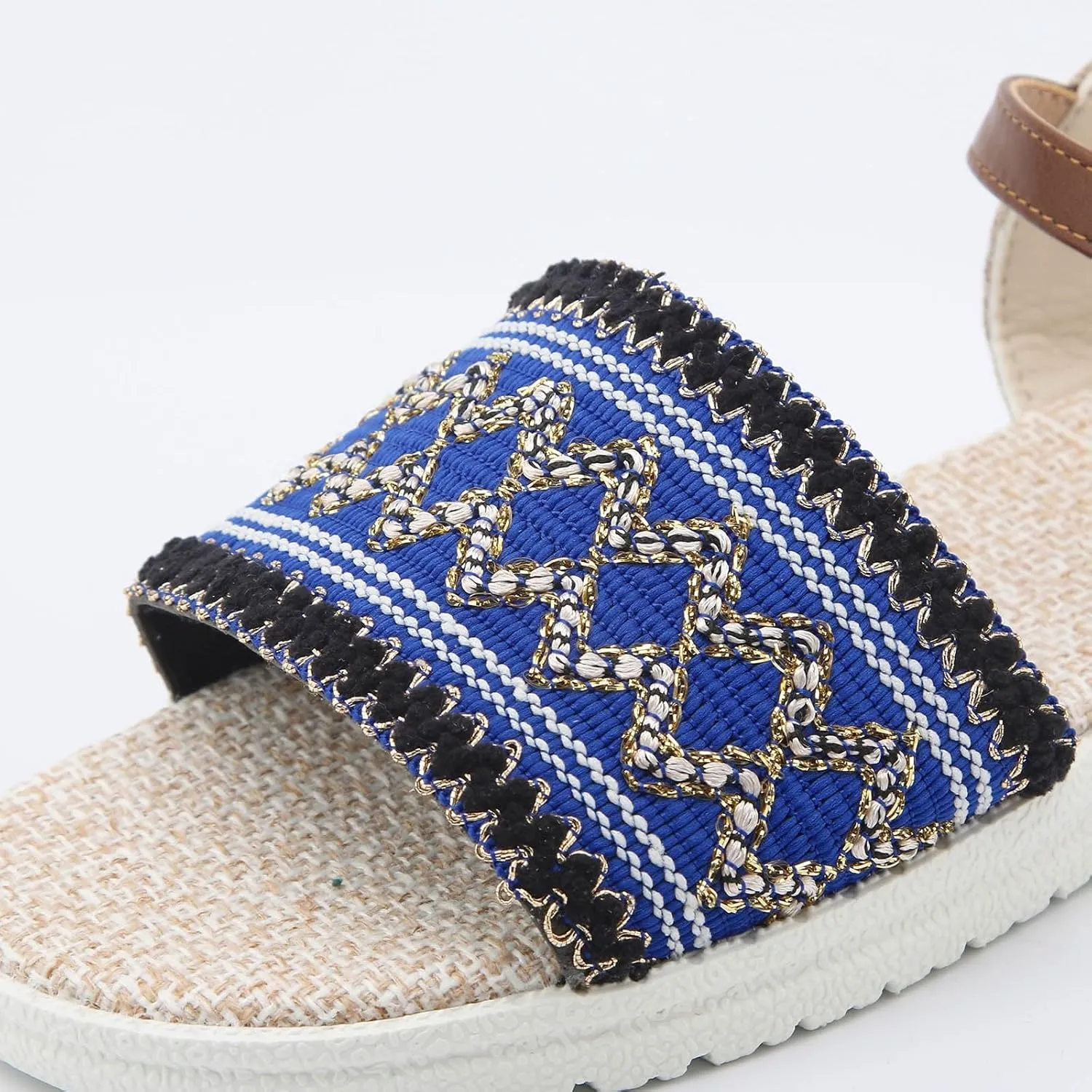 Sandals Women knitted Thick Sole Orthopedic Women's Sandals Summer Dressy Flats Casual Comfortable Platform Sandals