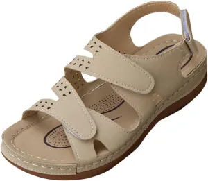 Sandals Women Open Toe Cross Strap Comfortable Wedge Womens Sandals Beach Summer Dressy Orthopedic Platform Sandals