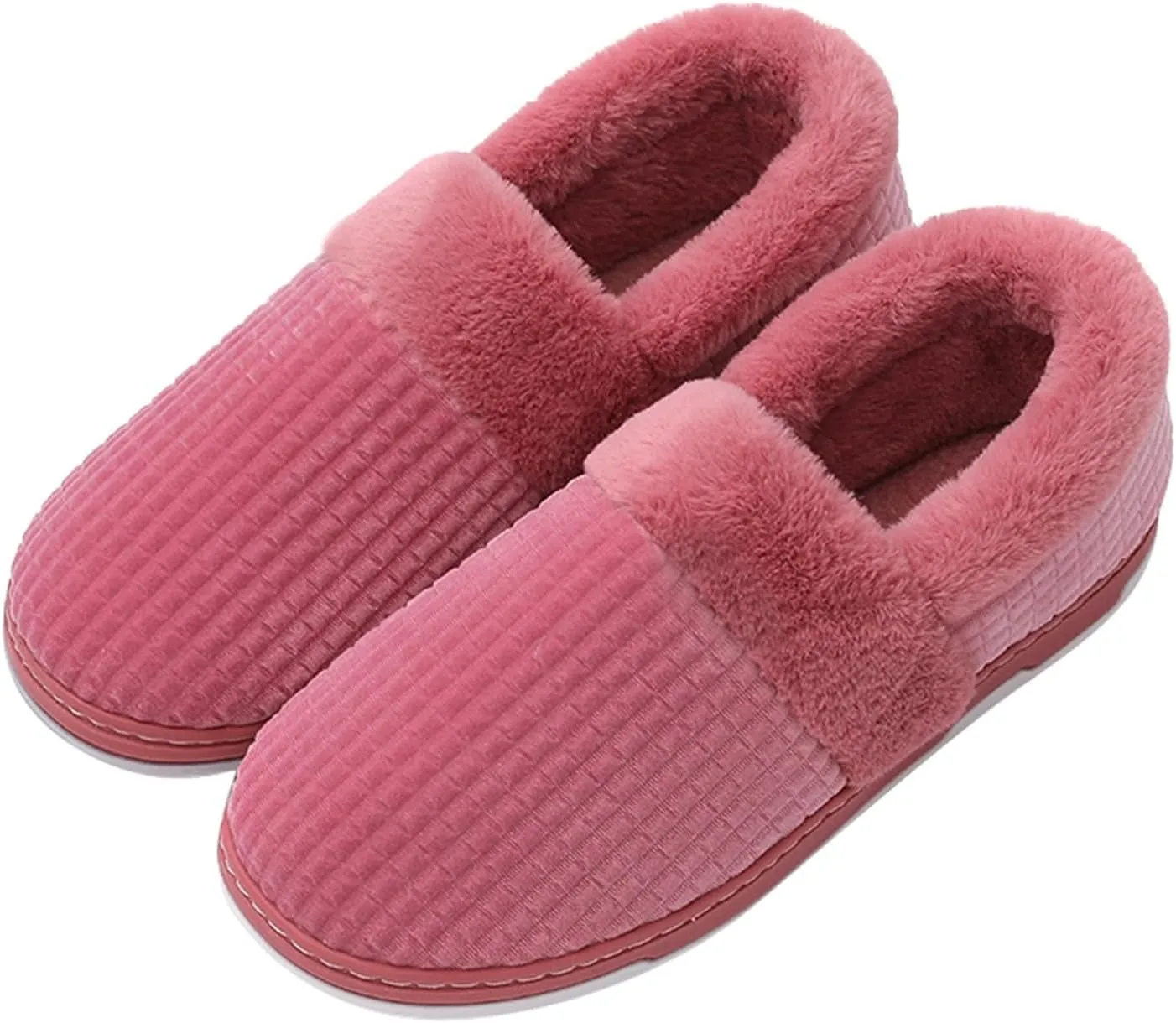 SBGMoSJ Bedroom Slippers for Women Memory Foam House Slippers Winter Plush House Slippers Slippers for Men Memory Foam Anti Sweat Christmas Village Accessories Gifts for Him 2023