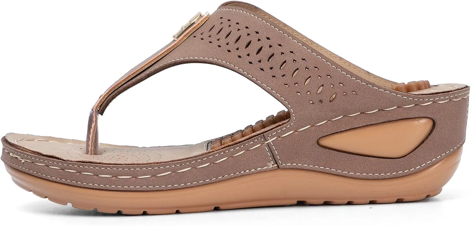 SBGMoSJ Orthopedic Sandals Women Wide Width Women Shoes Dressy Comfortable Sandals Black Wedges for Women Dressy Comfortable Women's Sandals Orthopedic Shoes Plantar Fasciitis Sandals Women Summer