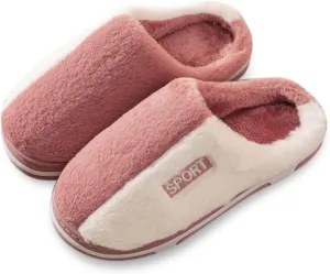 SBGMoSJ Womens Slip On Wide Width Indoor/Outdoor House Slippers Slippers for Men Winter Mens Slippers with Rubber Soles Hotel Slippers for Men Mens Christmas Gifts Gifts for Wife 2023