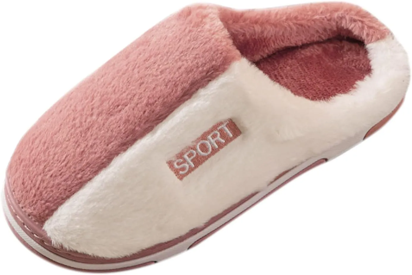 SBGMoSJ Womens Slip On Wide Width Indoor/Outdoor House Slippers Slippers for Men Winter Mens Slippers with Rubber Soles Hotel Slippers for Men Mens Christmas Gifts Gifts for Wife 2023
