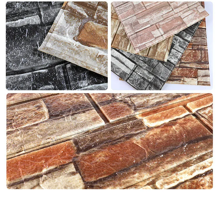 SELF ADHESIVE WALL BRICK SHEET