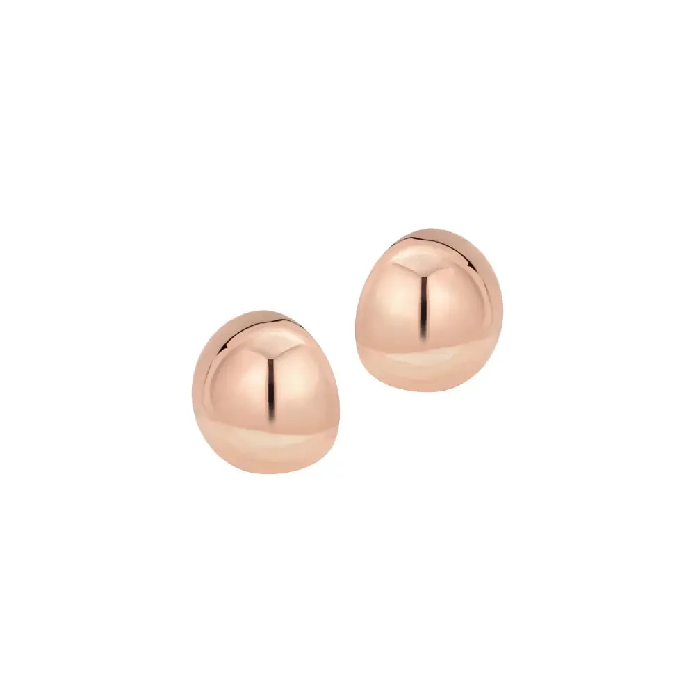 Single Ball Gold Earrings