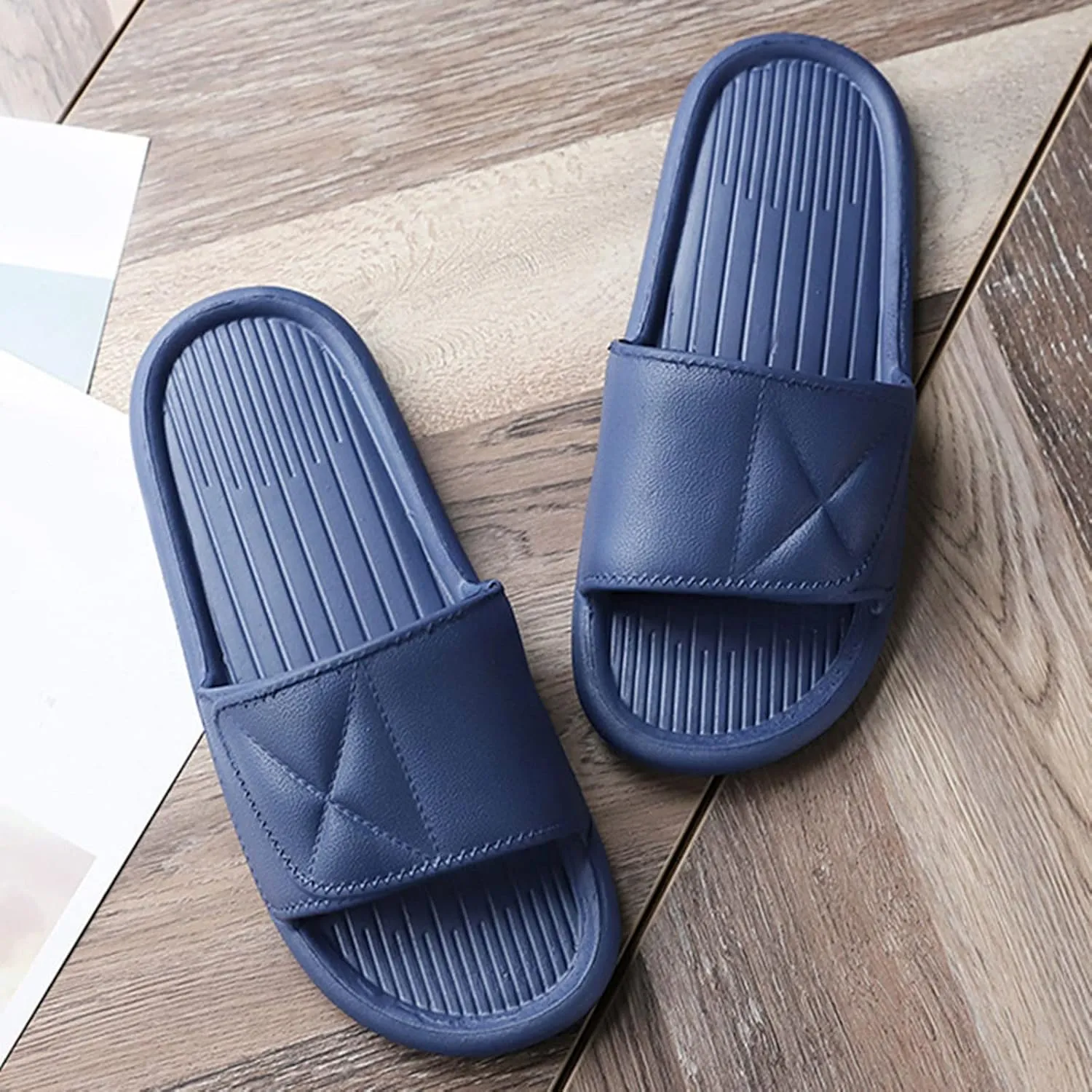 Slides for Men Slides for Women Mens Slippers Shower Shoes Women Public Living Room Lightweight Slippers