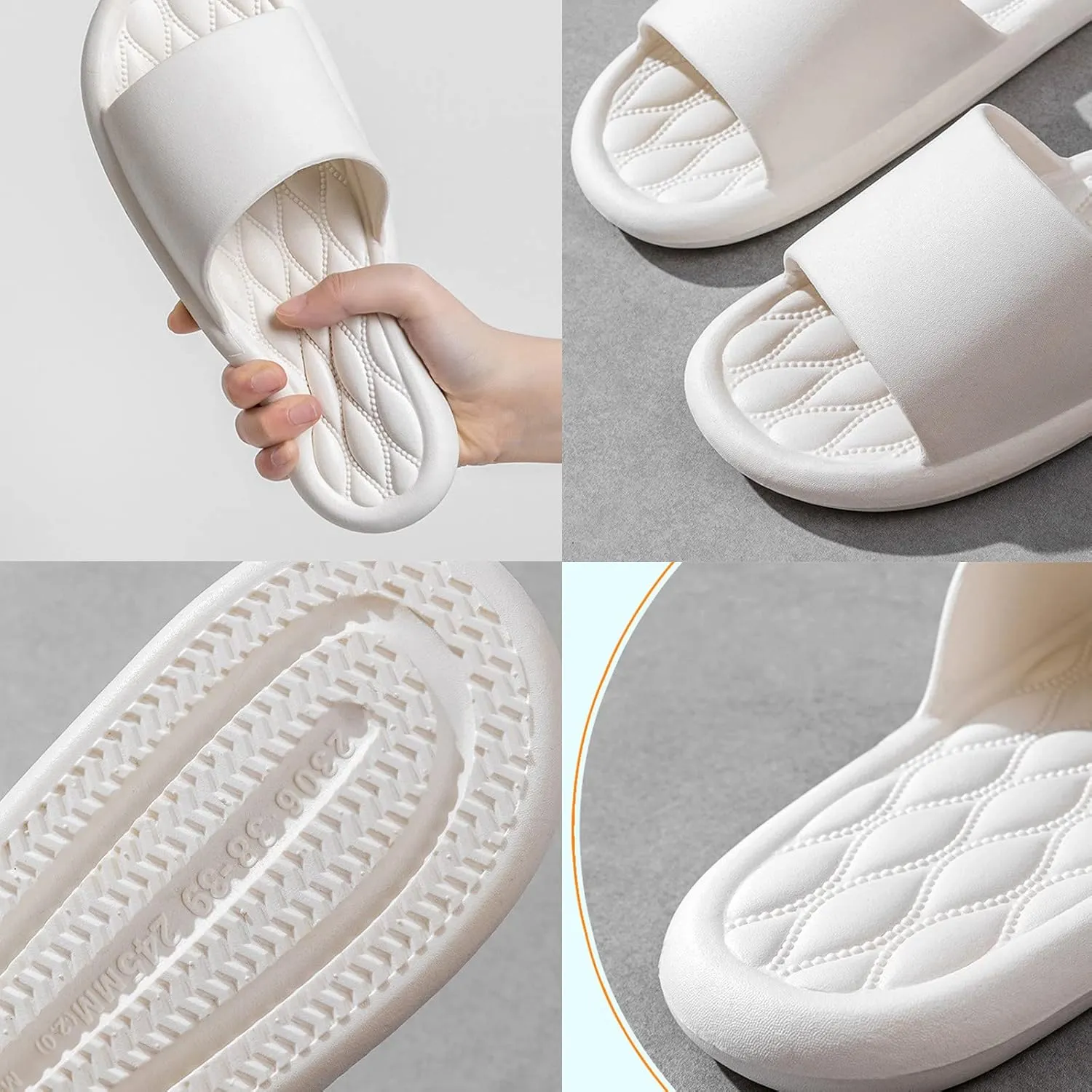 Slides for Men Womens Slides Mens Shower Shoes for Women Lightweight Ultimate Comfort Indoor Slippers