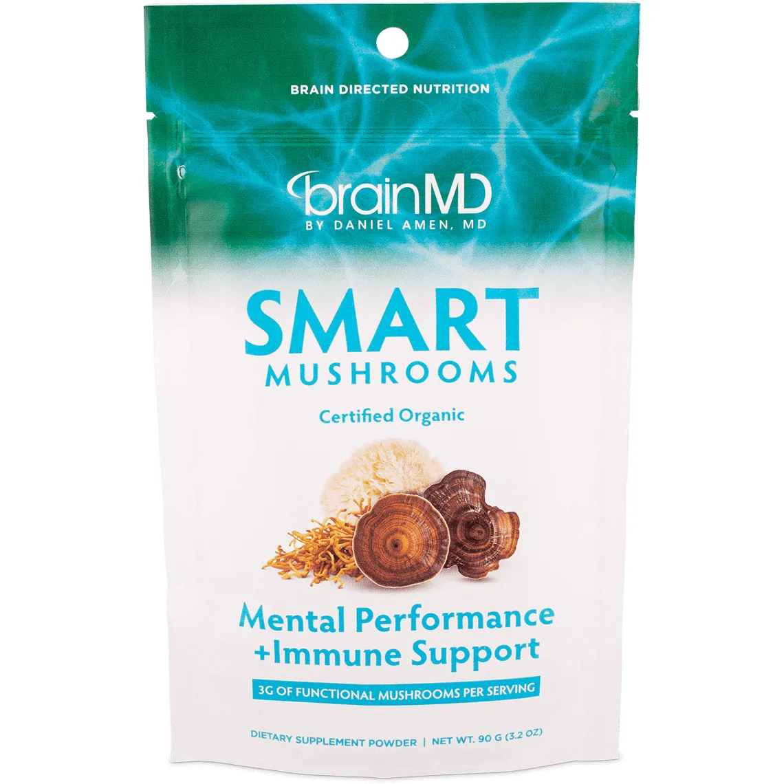 Smart Mushrooms 3.2 oz by BrainMD