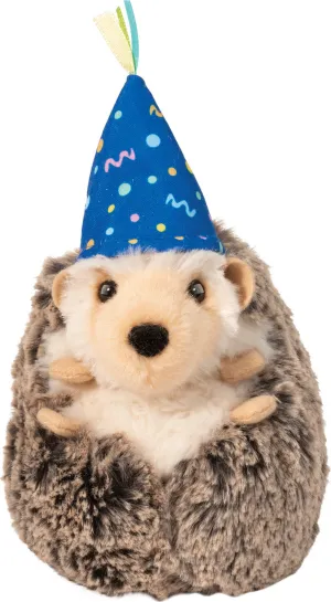 Spunky Hedgehog with Birthday Hat