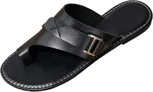 Summer Slippers for Women Summer Clip Toe Slip On Flat Sandals Fashion Leather Solid Color Casual Shower Walking Shoes for Summer Beach Oceanside Holiday Outdoor