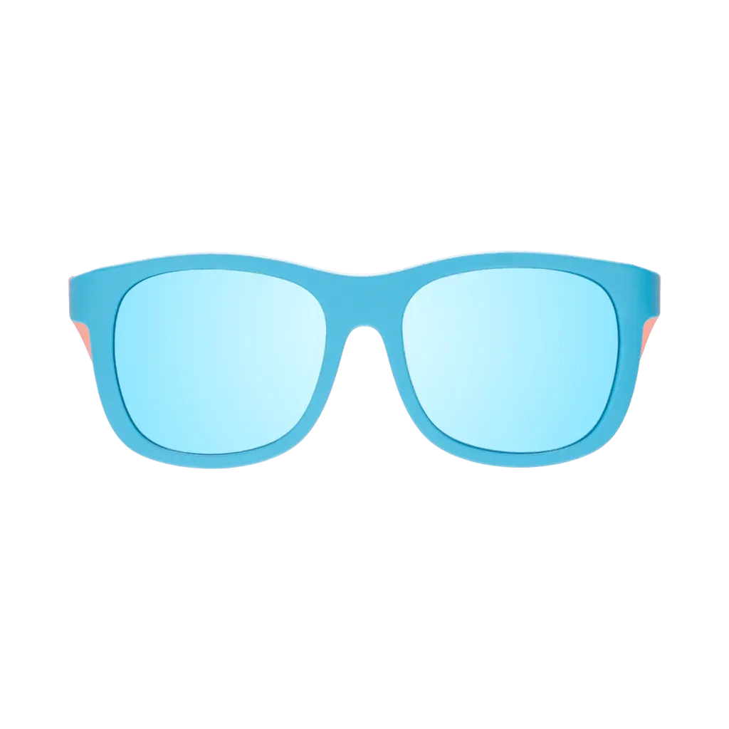 Sunrise Surf Two-Tone Navigator Mirrored Sunglasses