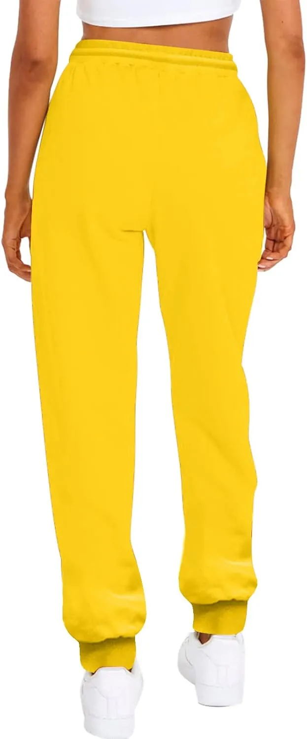 Sweatpants for Women Loose Fit Sport Yoga Pants Trendy Casual Wide Leg Pants Stylish Running Lounge Pant Trousers