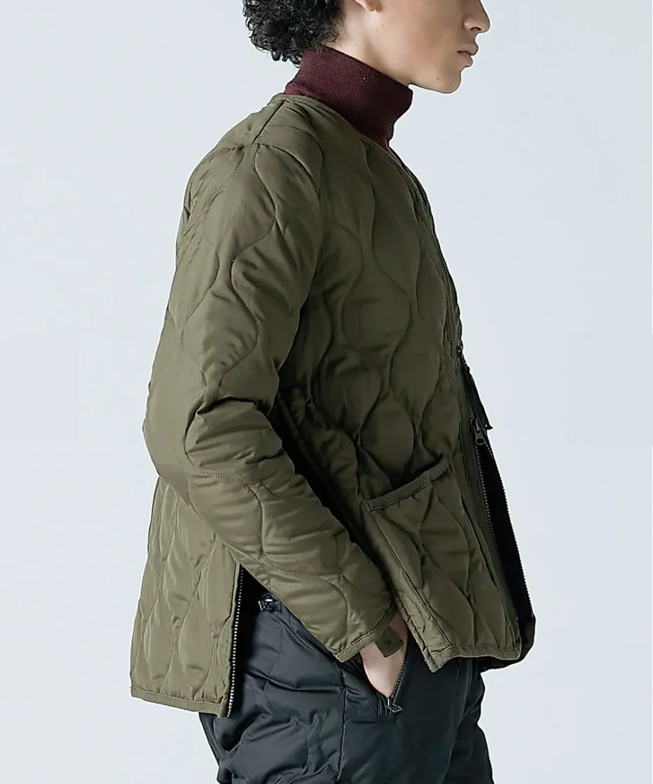 Taion Military Zip V-Neck Jacket - Olive