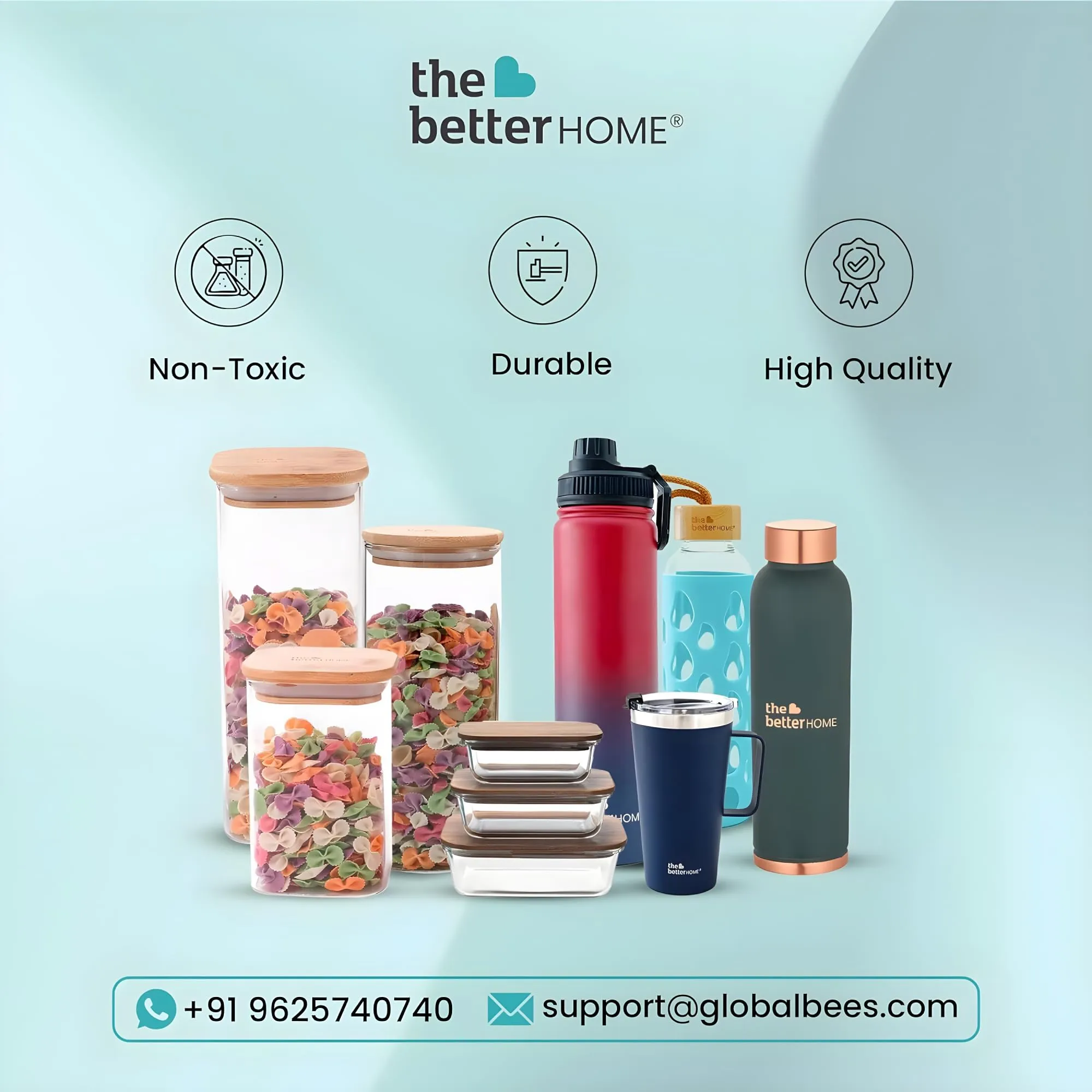 The Better Home Zest Water Glasses Set of 4 (230ml Each) | Juice Glasses | Lead Free Drinking Glasses | Kaanch Ke Glass | Kitchen Gift Items | Cold Drink Glass | Cocktail Glass | Housewarming Gifts