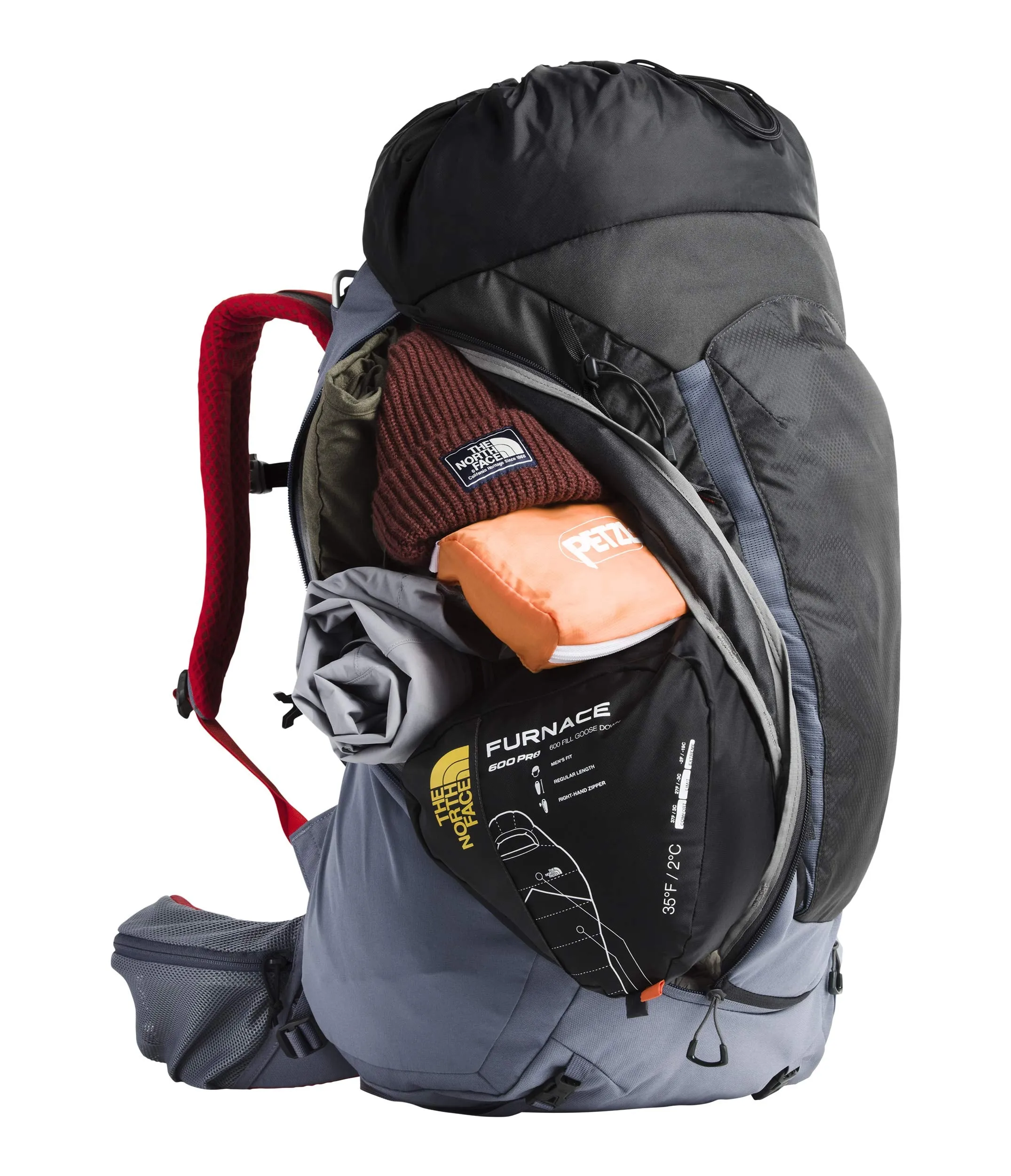 The North Face Terra 55, Grisaille Grey/Asphalt Grey, Large/X-Large