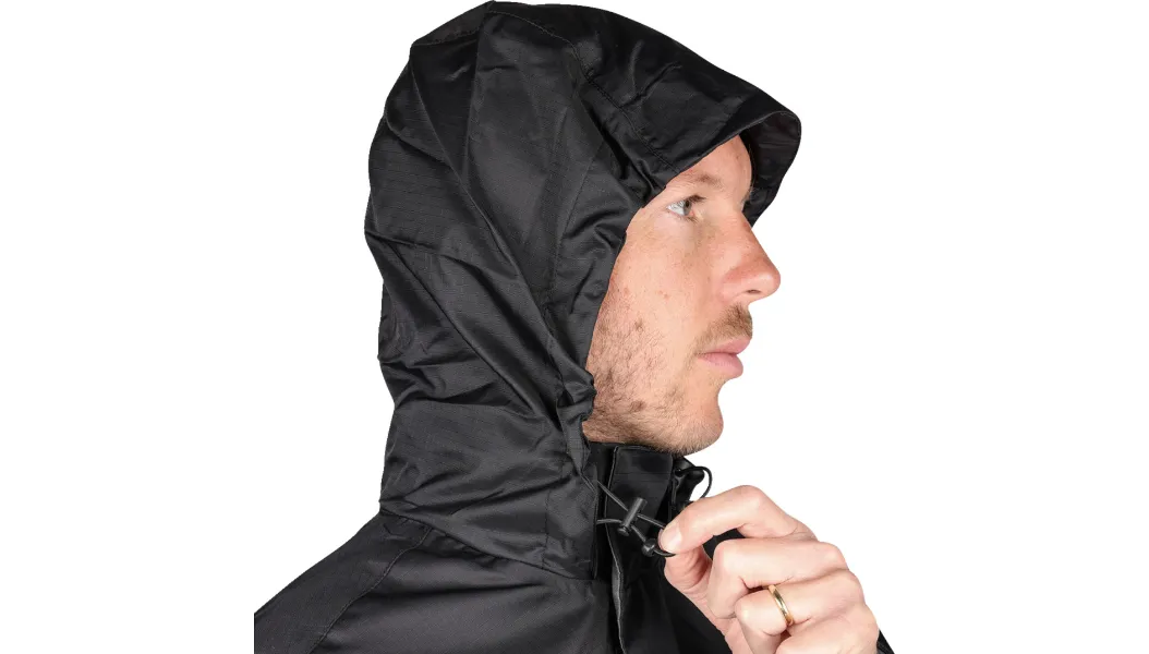 Thrashin Supply Waterproof Mission Rain Jacket - Black