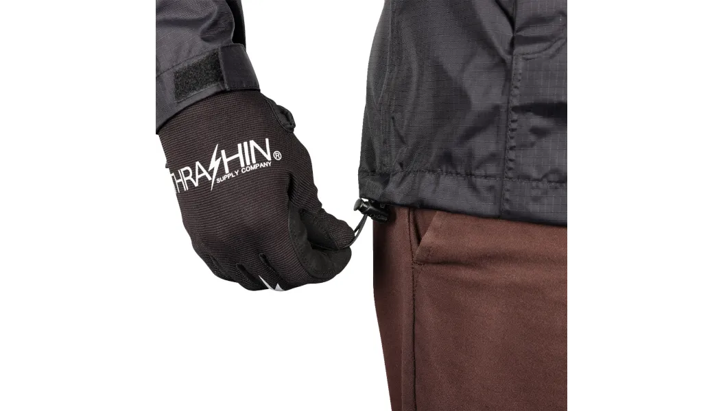 Thrashin Supply Waterproof Mission Rain Jacket - Black