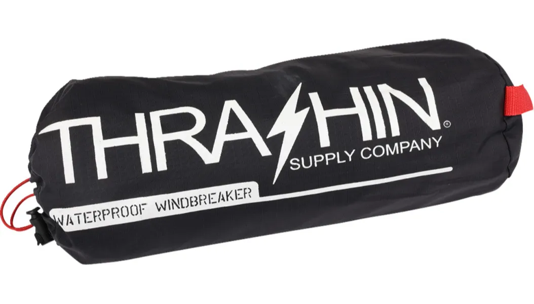 Thrashin Supply Waterproof Mission Rain Jacket - Black