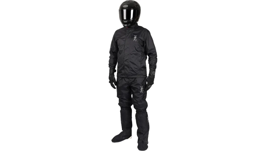 Thrashin Supply Waterproof Mission Rain Jacket - Black