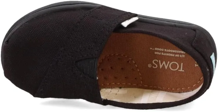 TOMS Toddler Girls Alpargata Slip On Sneakers Shoes