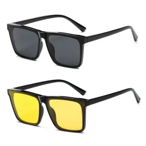 TR90 نظارة شمسية مستقطبة مربعة ممتازة فاخرة . TR90 Premium Luxury Square Polarized Sunglasses for
