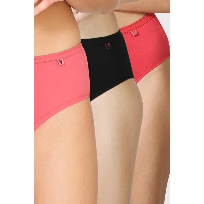 Van Heusen Women's Anti-Bacterial Hipster Brief (Pack of 3)