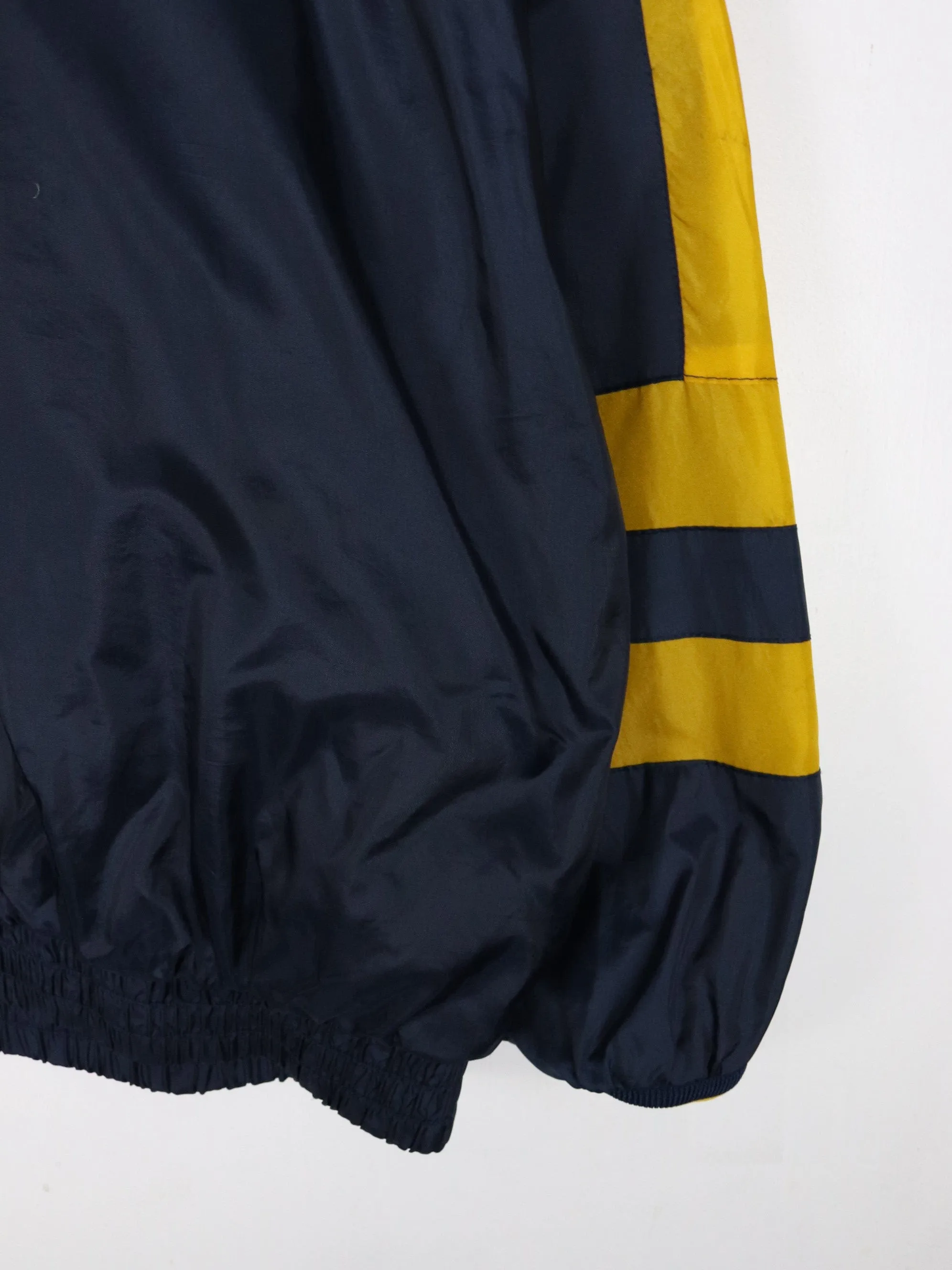 Vintage Michigan Wolverines Jacket Mens XL Blue Anorak Windbreaker
