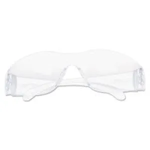 Virtua Safety Eyewear, Clear Lens, Polycarbonate, HC, Clear Frame, Polycarbonate