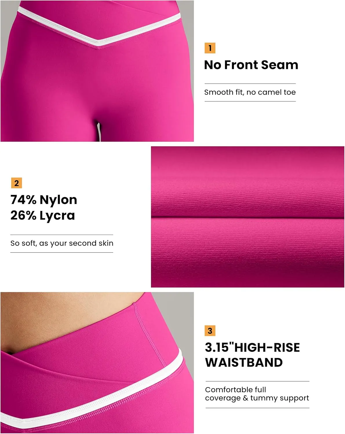 Women Biker Shorts Compression Crossover Seamless Athletic Shorts Running Sportswear