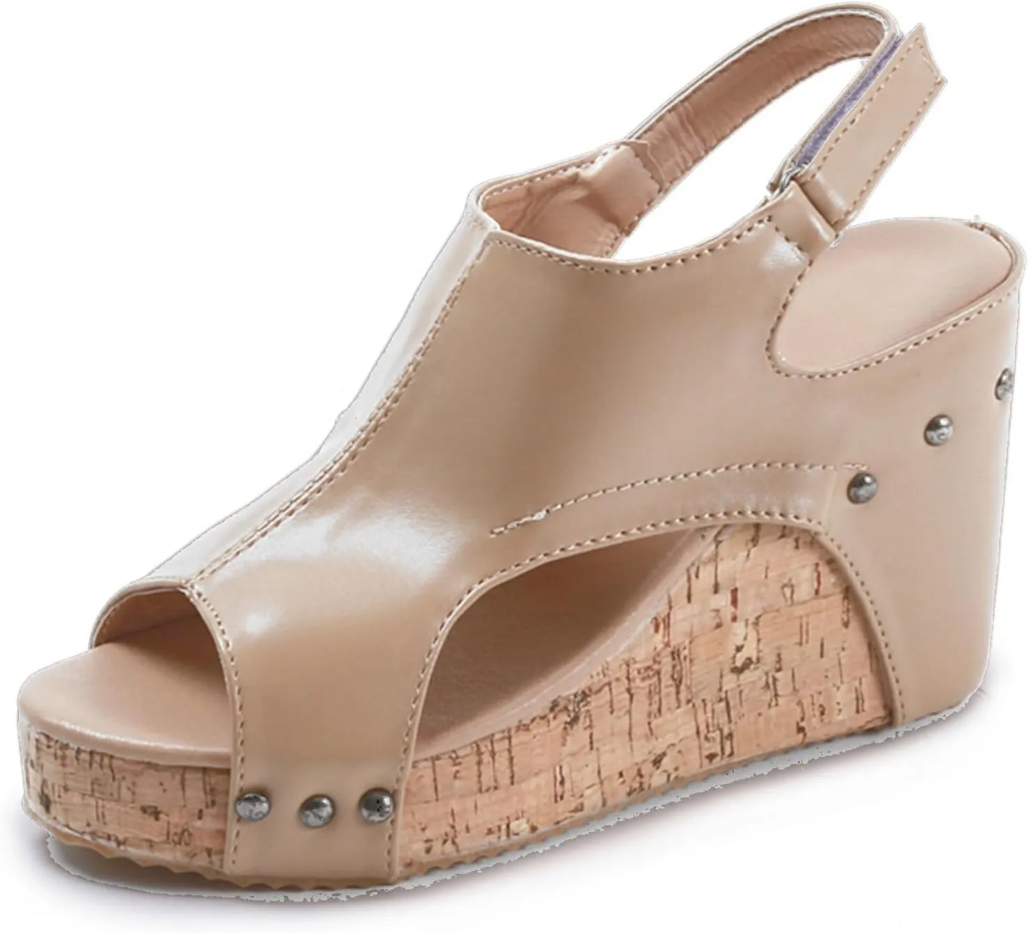 Women Sandals Comfortable Dressy Wedge Platform Sandals Slip on Bohemia Flatform Open Toe Ankle Strap Summer Dress Shoes