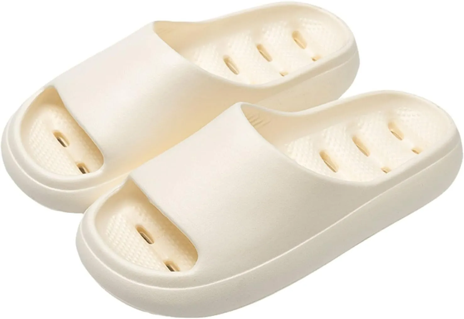 Womens Fluff Yeah Slide Slipper Summer Shower Shoes for Women and Men Massage Pool Slides Soft Cushioned Slip Slides