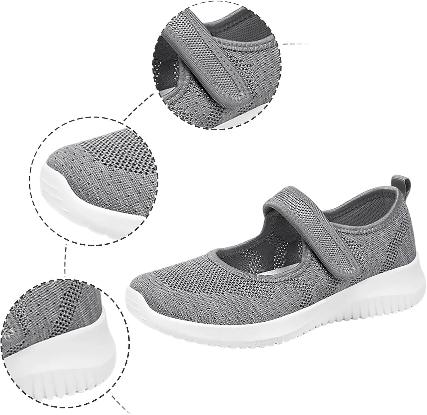 Women's Loafer Shoes Mesh Slip On Casual Shoes Summer Lightweight Breathable Sneakers Womens Business Casual Shoes