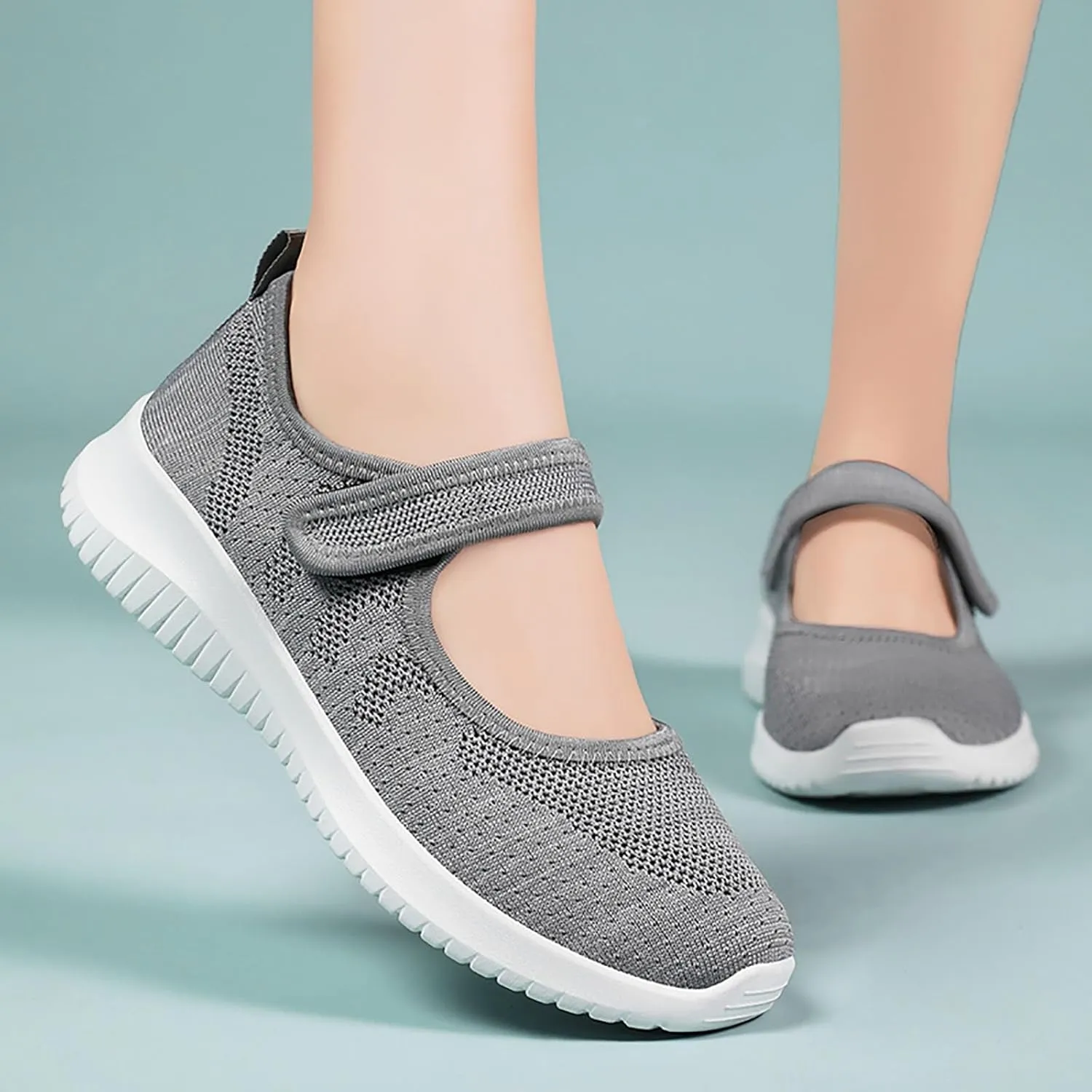Women's Loafer Shoes Mesh Slip On Casual Shoes Summer Lightweight Breathable Sneakers Womens Business Casual Shoes